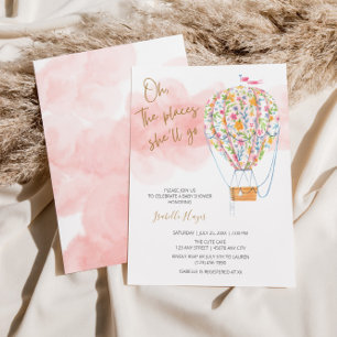 Invitation Baby shower à ballon à air chaud
