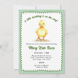 Invitation Baby shower à canard