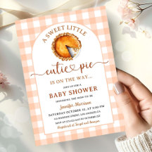 Baby shower à tarte Cutie