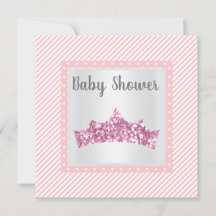 Baby shower à thème Pink Stripe Princess