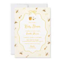Baby Shower Abeille Miel Jaune Doux comme du Miel
