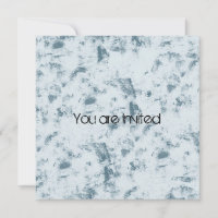 Baby shower Abstrait bleu tacheté