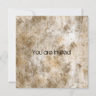 Invitation Baby shower Abstrait Brown Grunge