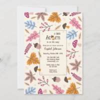Baby shower Acorn