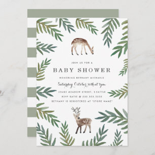 Invitation Baby shower adoré
