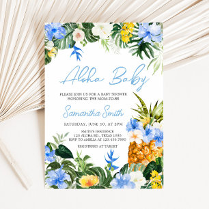 Invitation Baby Shower Ananas Aloha