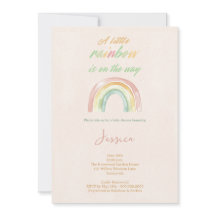 Baby shower arc-en-ciel