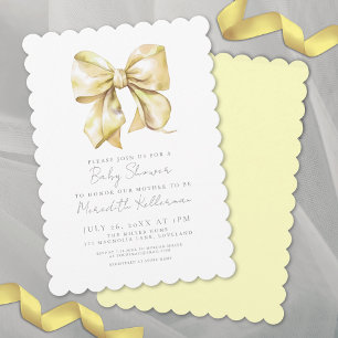 Invitation Baby Shower Arc-en-ciel Genre Neutre