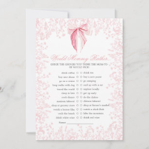 Invitation baby shower arc rose