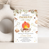 Baby Shower au feu de camp S'more
