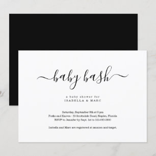 Invitation Baby shower Baby Bash