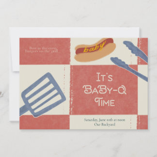 Invitation Baby shower Baby-Q