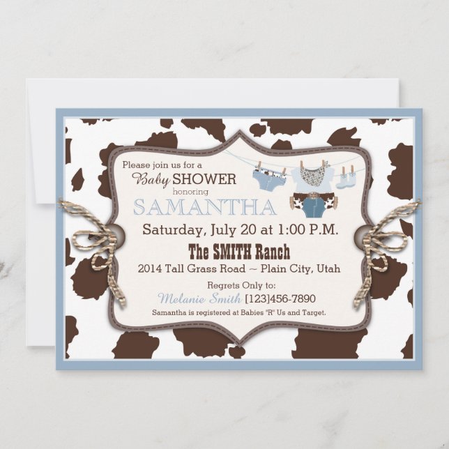 Invitation Baby shower Bandanna Jumper (Devant)
