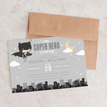 Baby shower Batman Super Hero