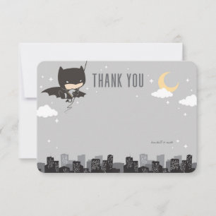 Invitation Baby shower Batman Super Hero Merci