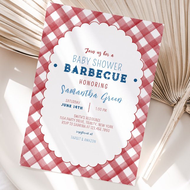 Invitation Baby Shower BBQ (Créateur téléchargé)