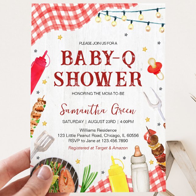 Invitation Baby Shower BBQ (Créateur téléchargé)