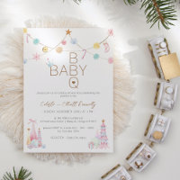 Baby shower BBQ Pastel Winter Wonderland