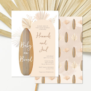 Invitation Baby shower bébé à bord