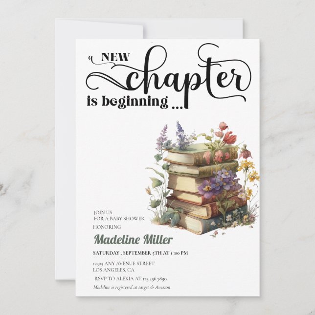 Invitation Baby shower | Bébé Brunch (Devant)