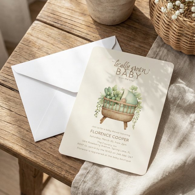 Invitation Baby Shower Bébé de Proximité (Créateur téléchargé)