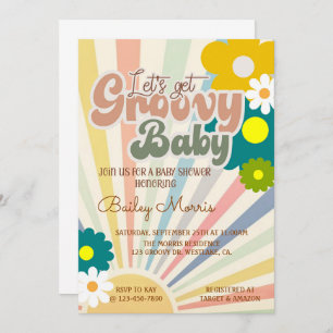 INVITATION BABY SHOWER, BÉBÉ SUPER, 