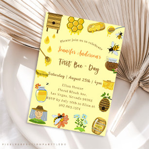 Invitation Baby shower Bee Baby shower