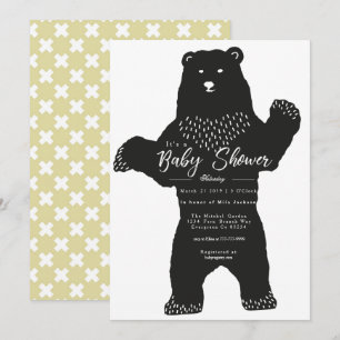 Invitation Baby shower Big Bear