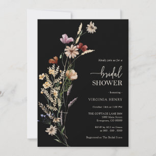 Invitation Baby Shower Bohème Florale