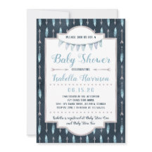 Invitation Baby shower Boho