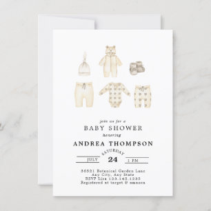 Invitation Baby shower Boho