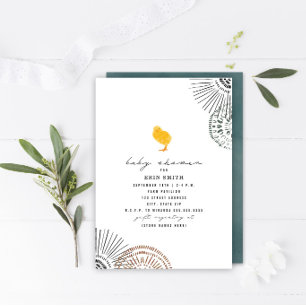 Invitation Baby shower Boho Chick