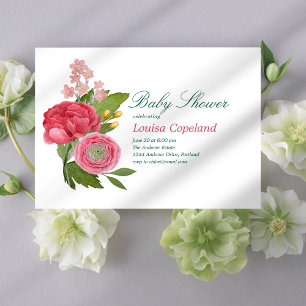 Invitation Baby shower Bouquet