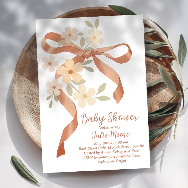 Invitation Baby Shower Bouquet à l'arc (Créateur téléchargé)