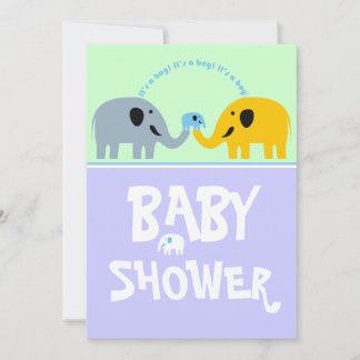 Invitation baby shower-Boy