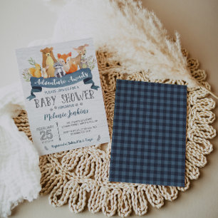 Invitation Baby shower Boy Boy