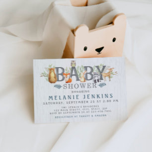 Invitation Baby shower Boy Boy