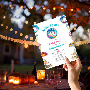 Invitation Baby Shower Budget Splish Splash Baby B