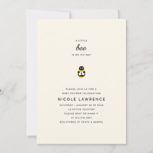 Invitation Baby shower Bumblebee