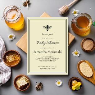 Invitation Baby shower Bumblebee