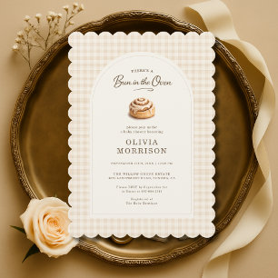 Invitation Baby-Shower Bun dans le Four