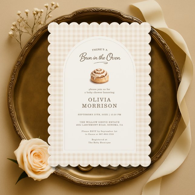 Invitation Baby-Shower Bun dans le Four (Créateur téléchargé)