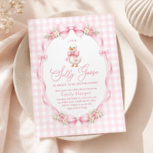 Baby Shower Canard Rose Mignon