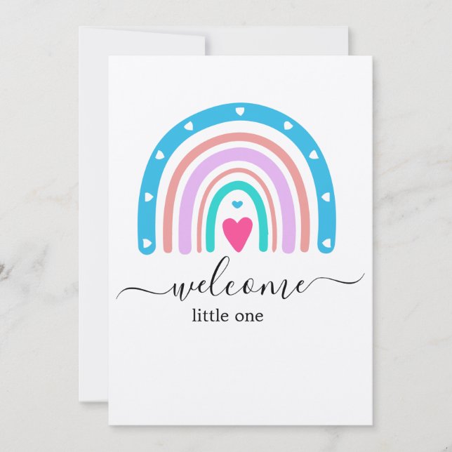 Invitation baby shower - Carte personnalisée pour  (Devant)