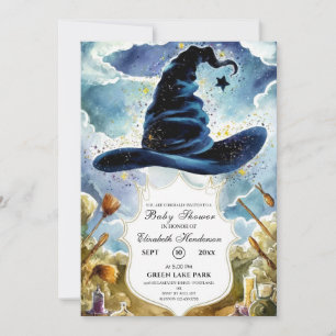 Invitation Baby shower Casquette de l'Assistant Magie