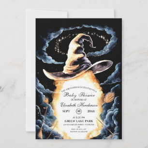 Invitation Baby shower Casquette Little Wizard