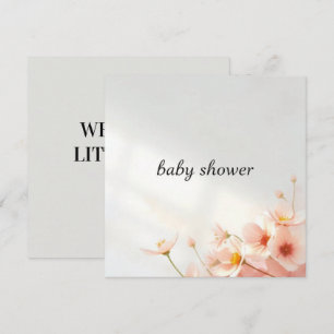 Invitation Baby Shower – Célébration d'un petit miracle