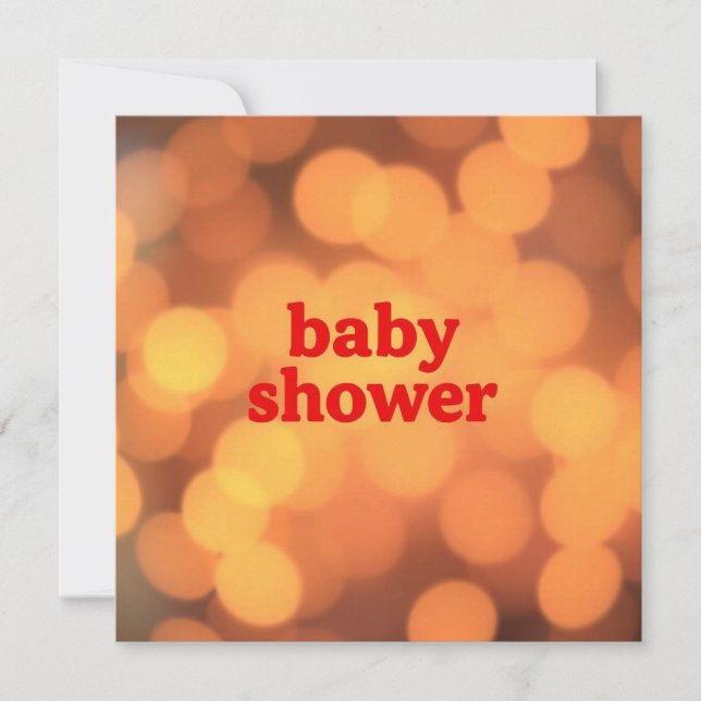 Invitation Baby Shower – Célébration d'un petit miracle (Devant)
