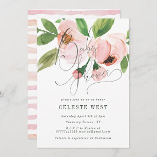 INVITATION BABY SHOWER CÉLÉBRÉE