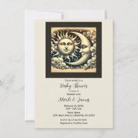 Baby Shower Céleste Vintage Soleil et Lune
